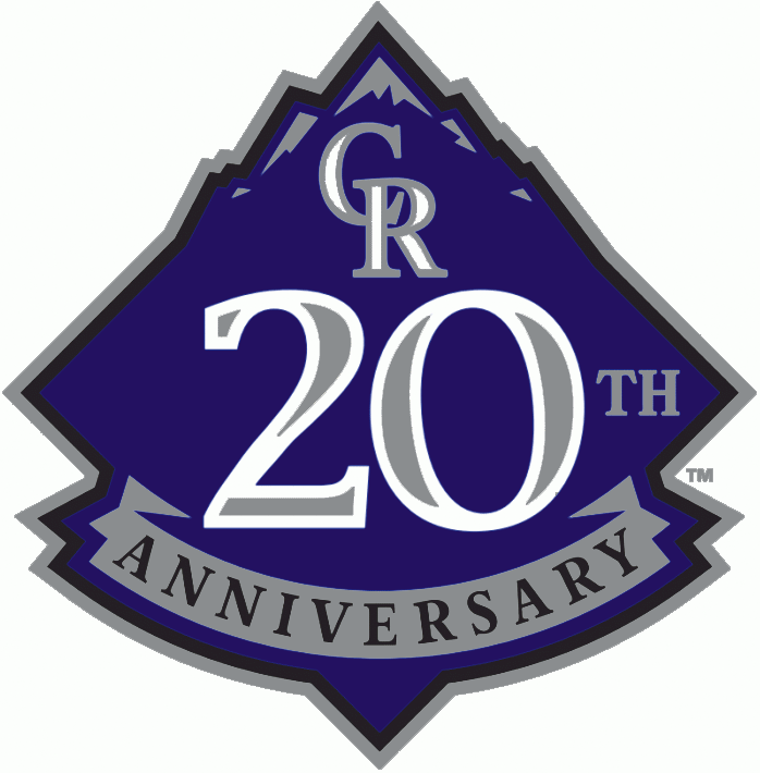 Colorado Rockies 2013 Anniversary Logo iron on heat transfer